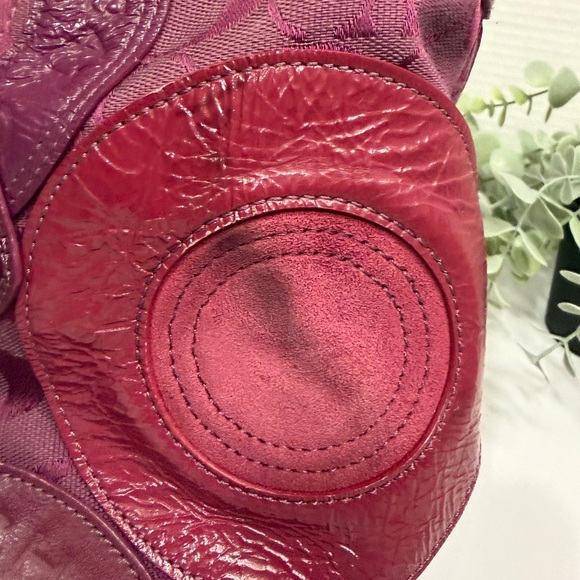 Coach Ashley Pieced Patchwork Satchel w Strap Shoulder Bag  Rare - Picture 4 of 16